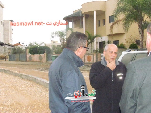 الرئيس عادل بدير ووفد من وزارة البيئة يزور دوار  حبايب رابعة ومنتزة عبد الكريم قاسم  .